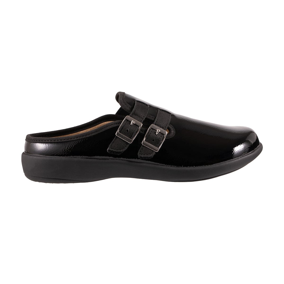 Revitalign Siesta Sundown Women's Buckle Mule - Black