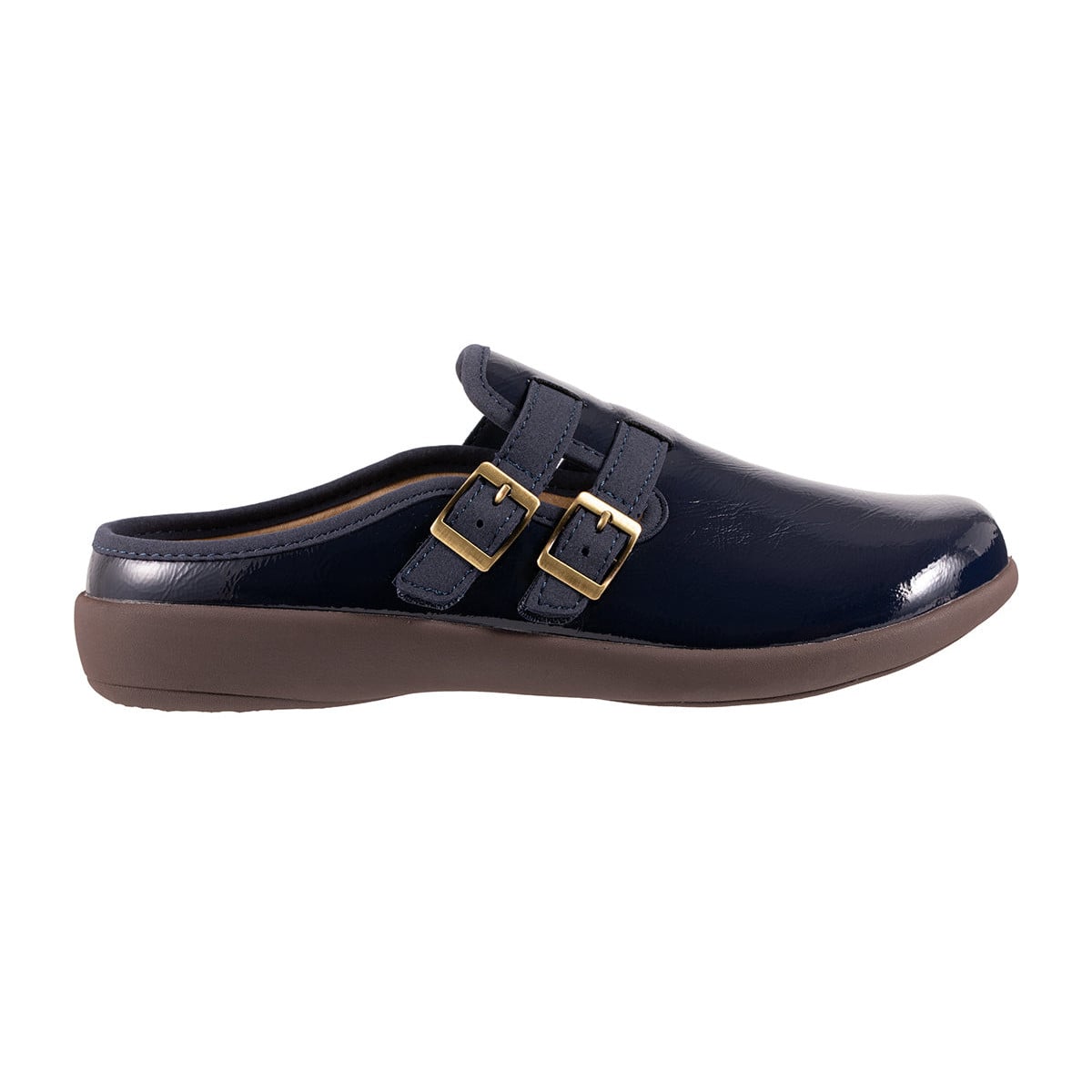 Revitalign Siesta Sundown Women's Buckle Mule in Blue