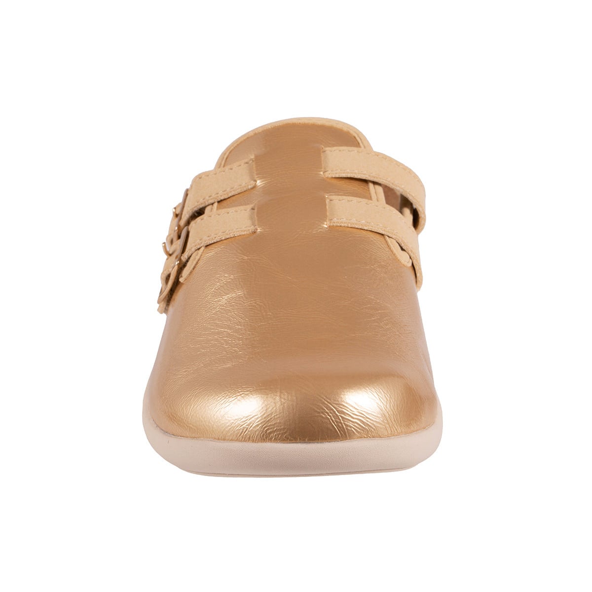 Revitalign Siesta Sundown Women's Buckle Mule - Gold