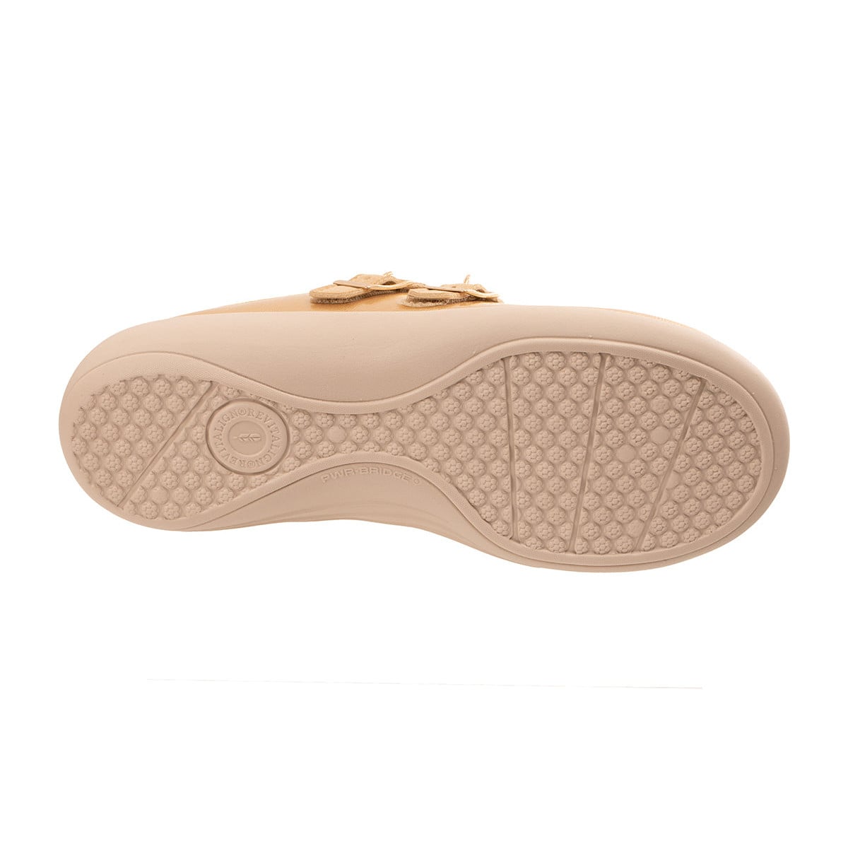 Revitalign Siesta Sundown Women's Buckle Mule - Gold
