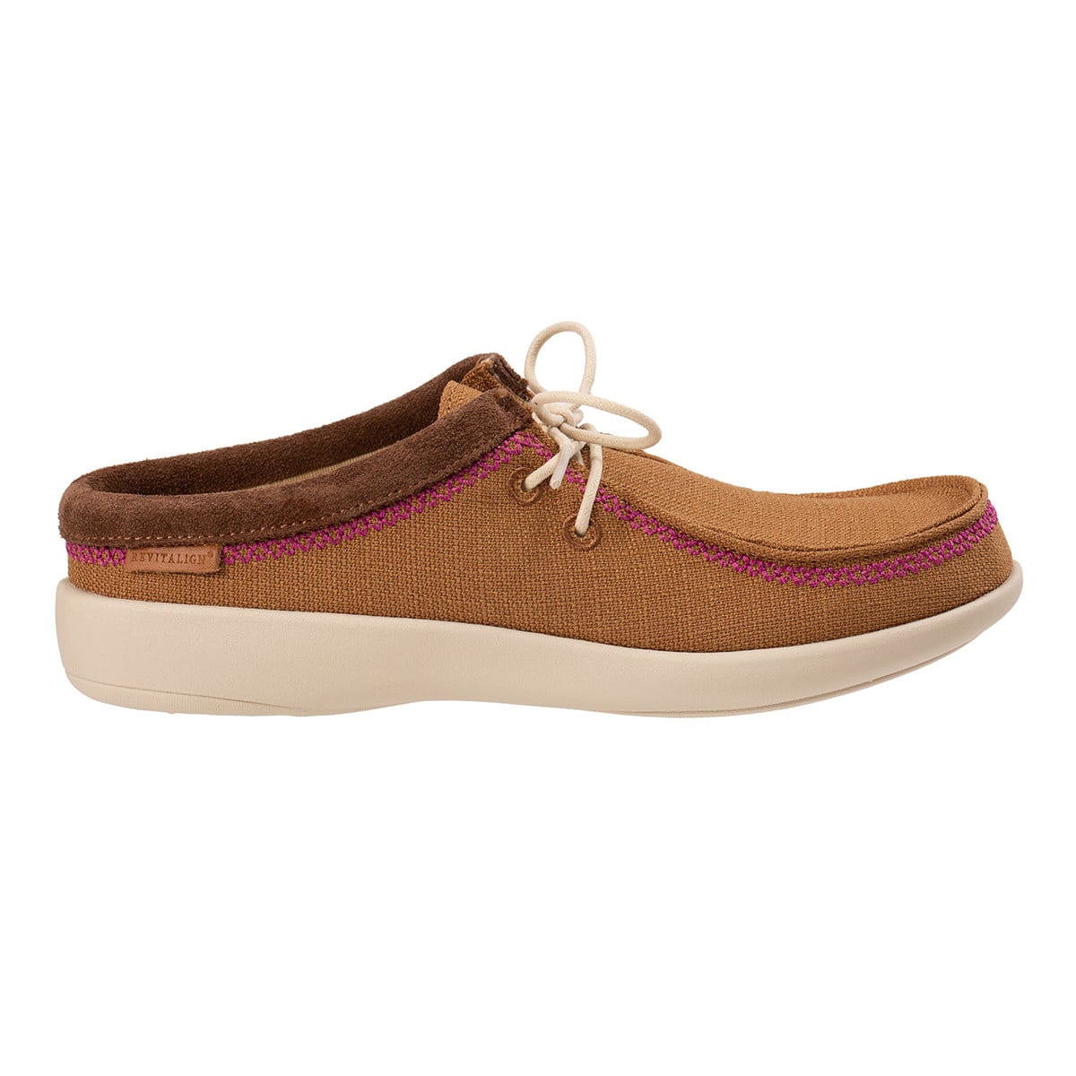 Revitalign Siesta Surf Women's Lace-Up Mule - Bison