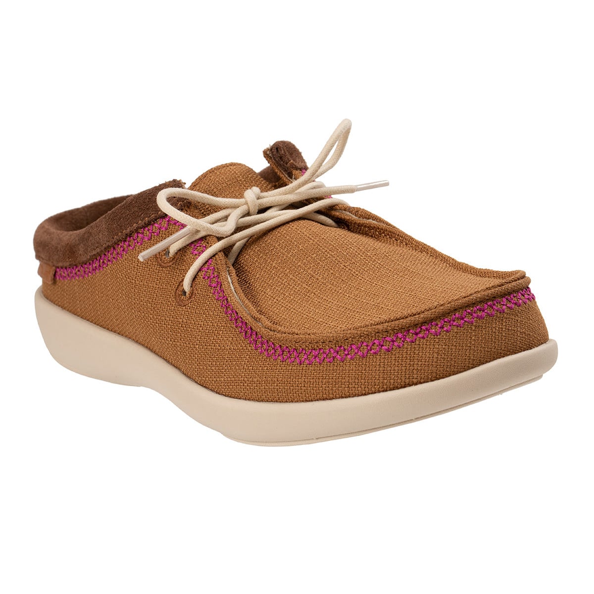 Revitalign Siesta Surf Women's Lace-Up Mule - Bison