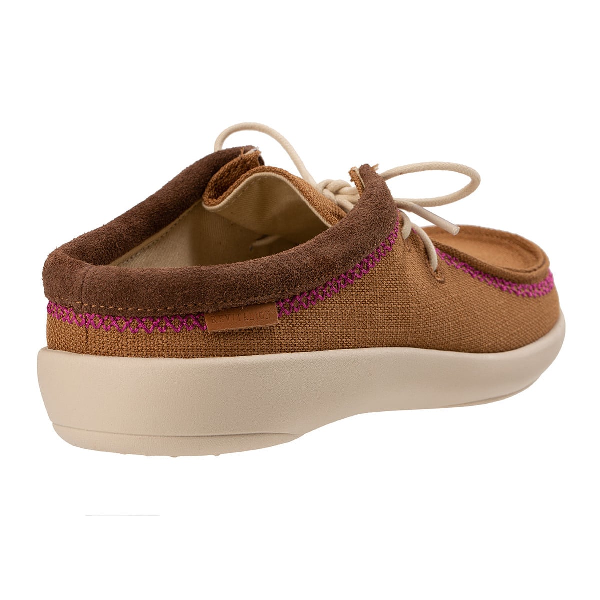 Revitalign Siesta Surf Women's Lace-Up Mule - Bison