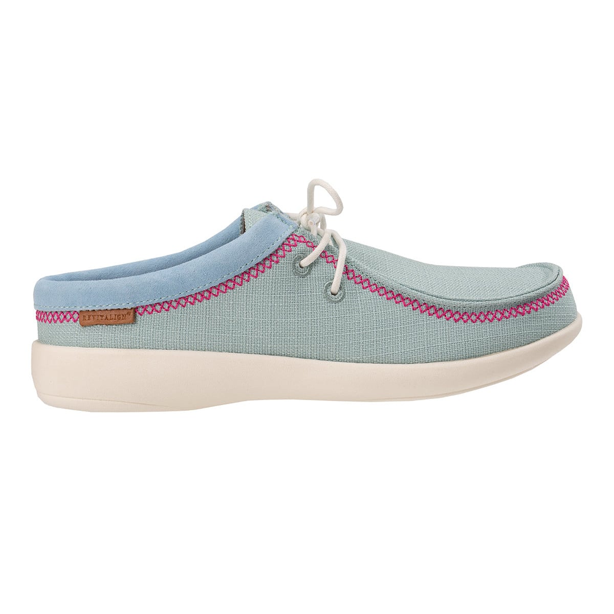 Revitalign Siesta Surf Women's Lace-Up Mule - Light Blue