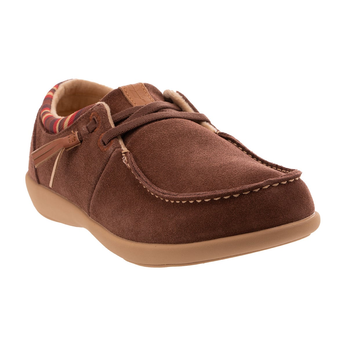 Revitalign Siesta Wallaby Fiesta Women's Suede Slip-On Sneaker - Brown