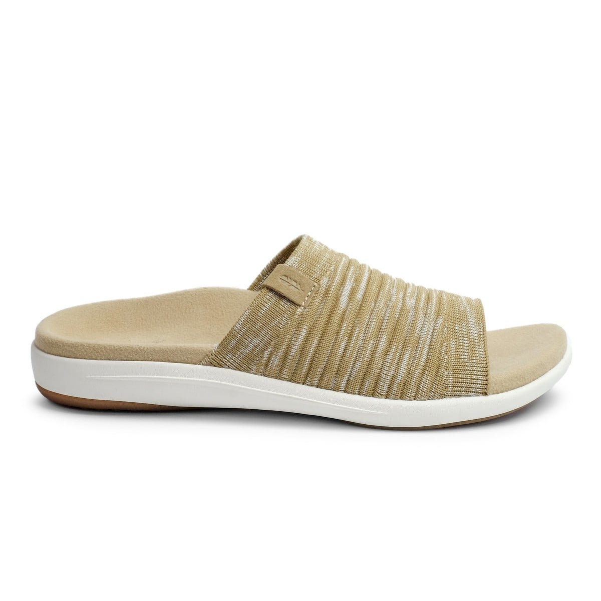 Revitalign Vanessa Women's Knit Slide Sandal - Tan