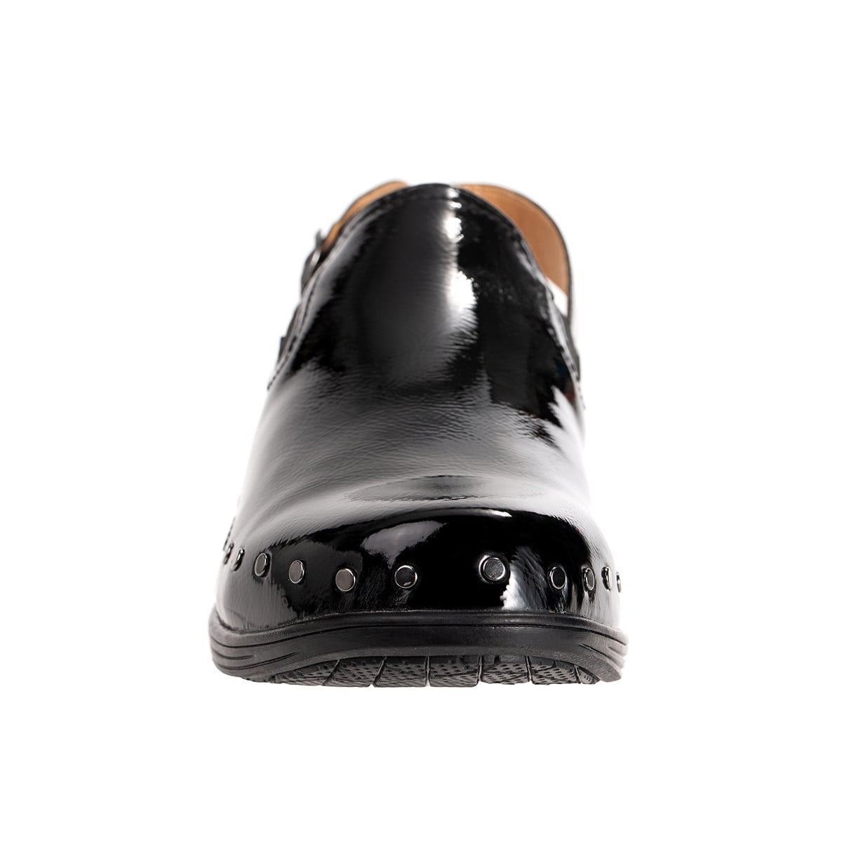 Revitalign Ventura Patent Women's Backstrap Clog - Black