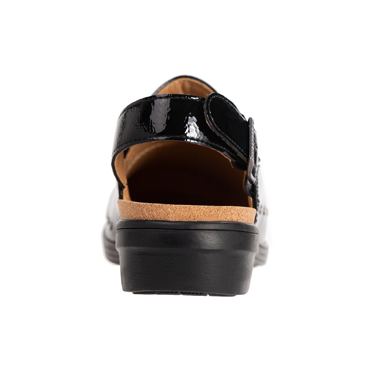 Revitalign Ventura Patent Women's Backstrap Clog - Black