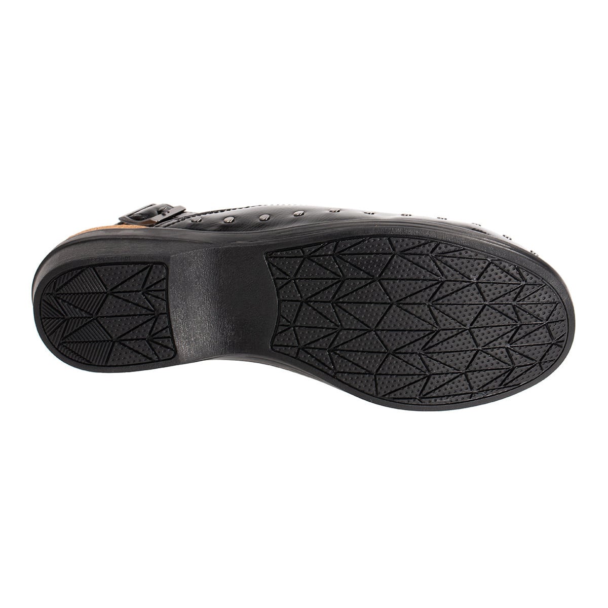 Revitalign Ventura Patent Women's Backstrap Clog - Black