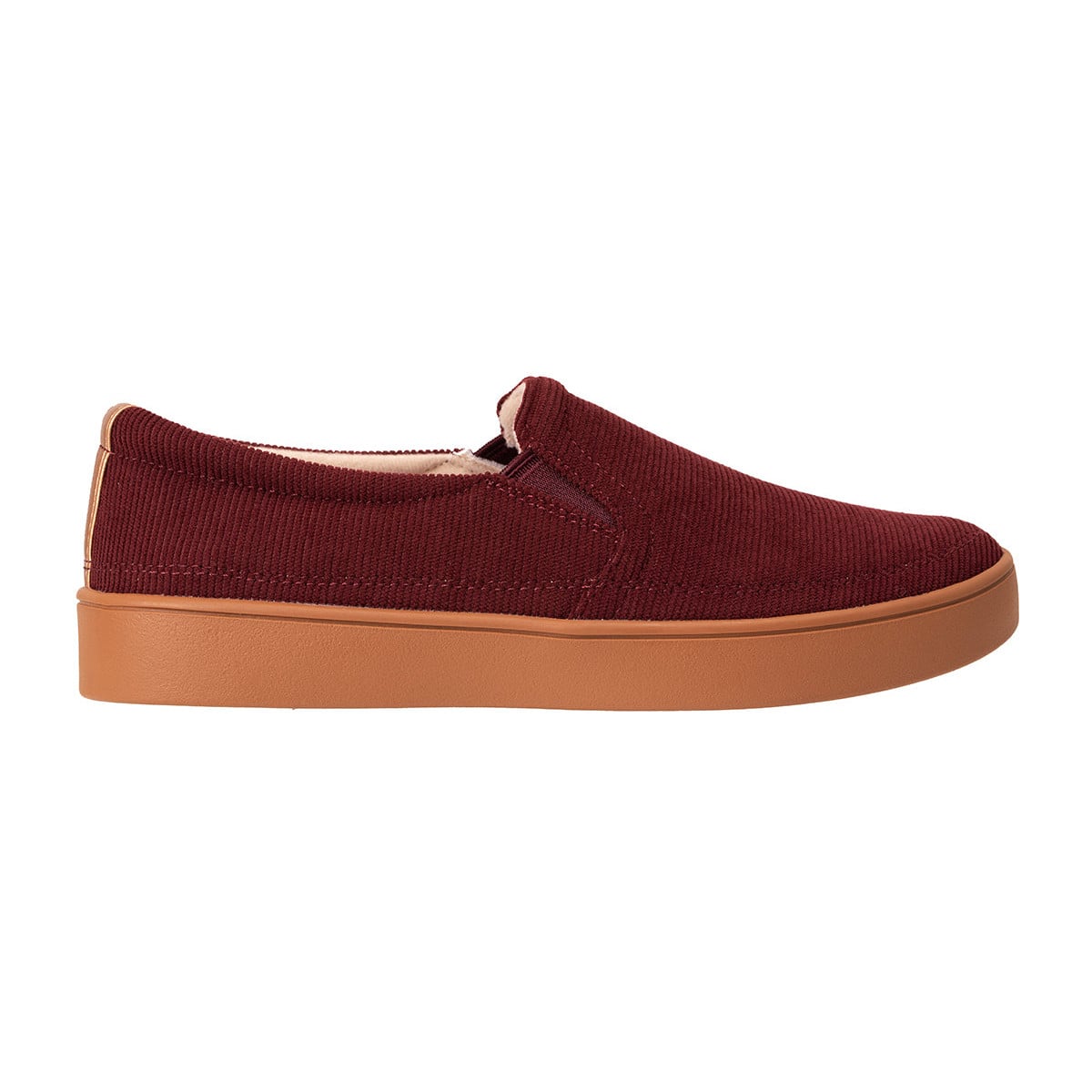Revitalign Vienna Corduroy Women's Slip-On Loafer - Cranberry