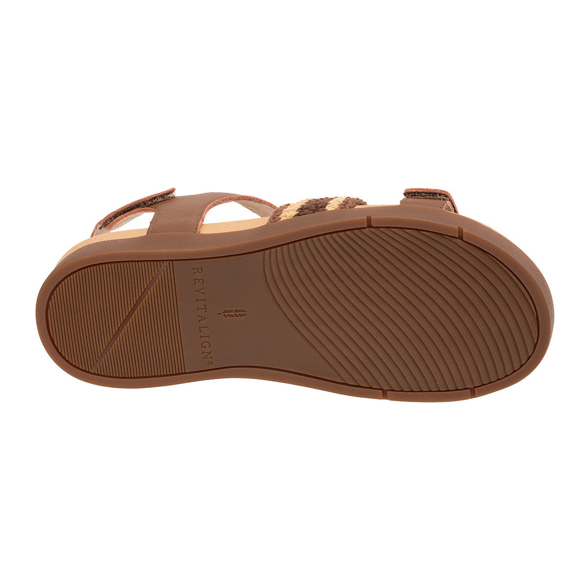 Revitalign Violet Rose Women's Adjustable Sandal - Bison