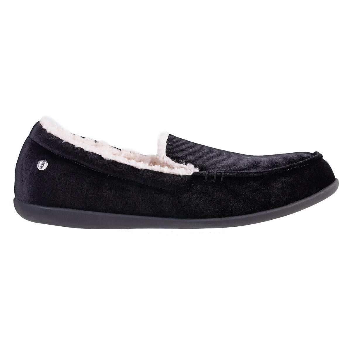 Revitalign Waverly Women's Velvet Slipper - Black