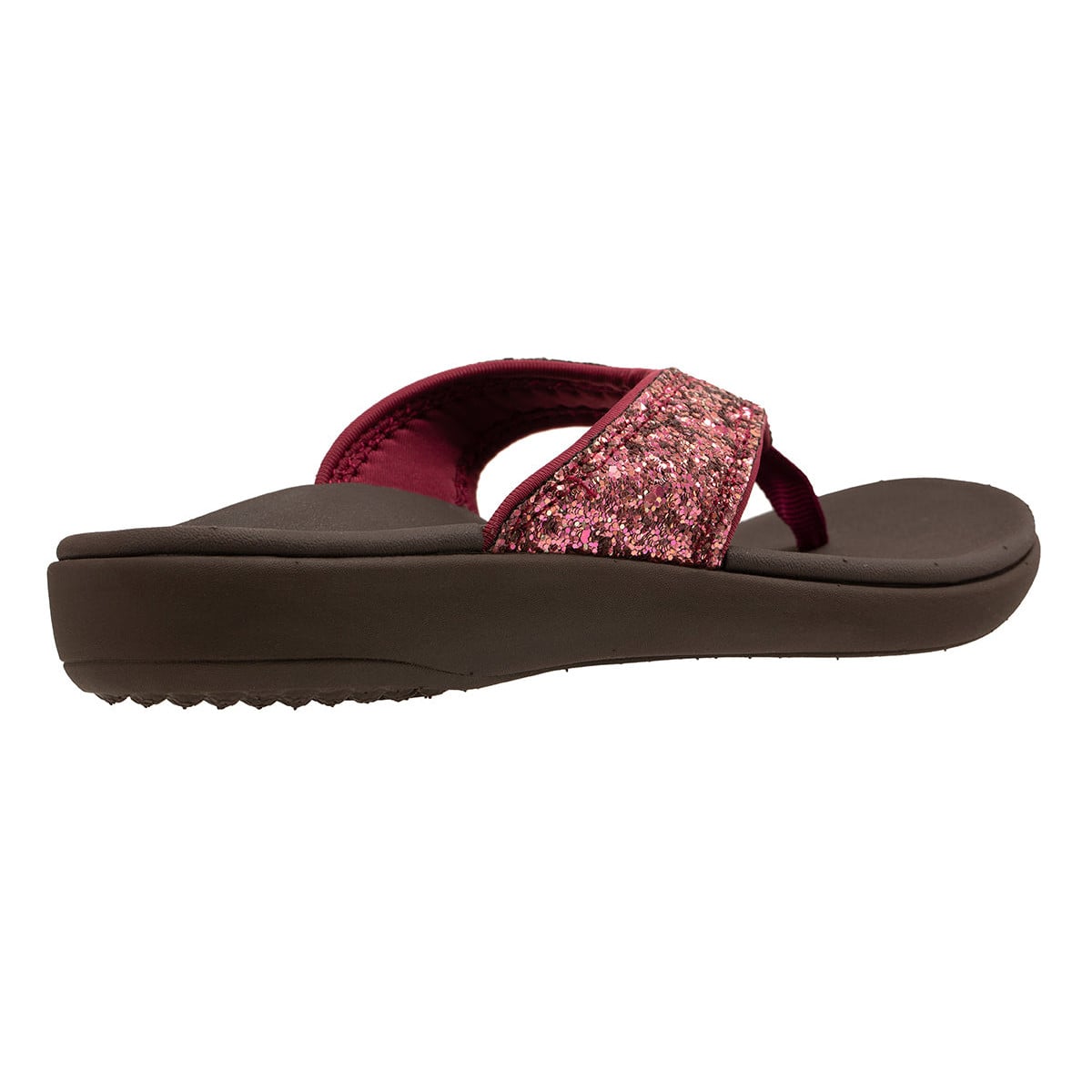 Revitalign Yumi Glitter Women's Toe-Post Sandal - Pink