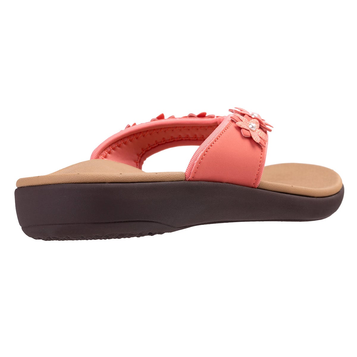 Revitalign Yumi Havana Women's Toe-Post Sandal - Crabapple