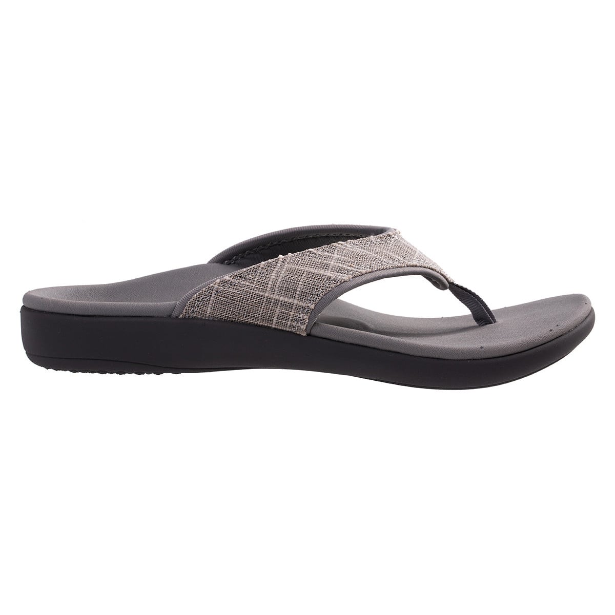 Revitalign Yumi Lakeside Women's Toe-Post Sandal - Grey