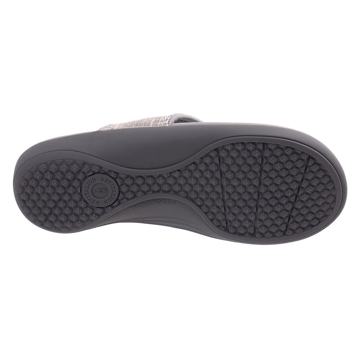 Revitalign Yumi Lakeside Women's Toe-Post Sandal - Grey