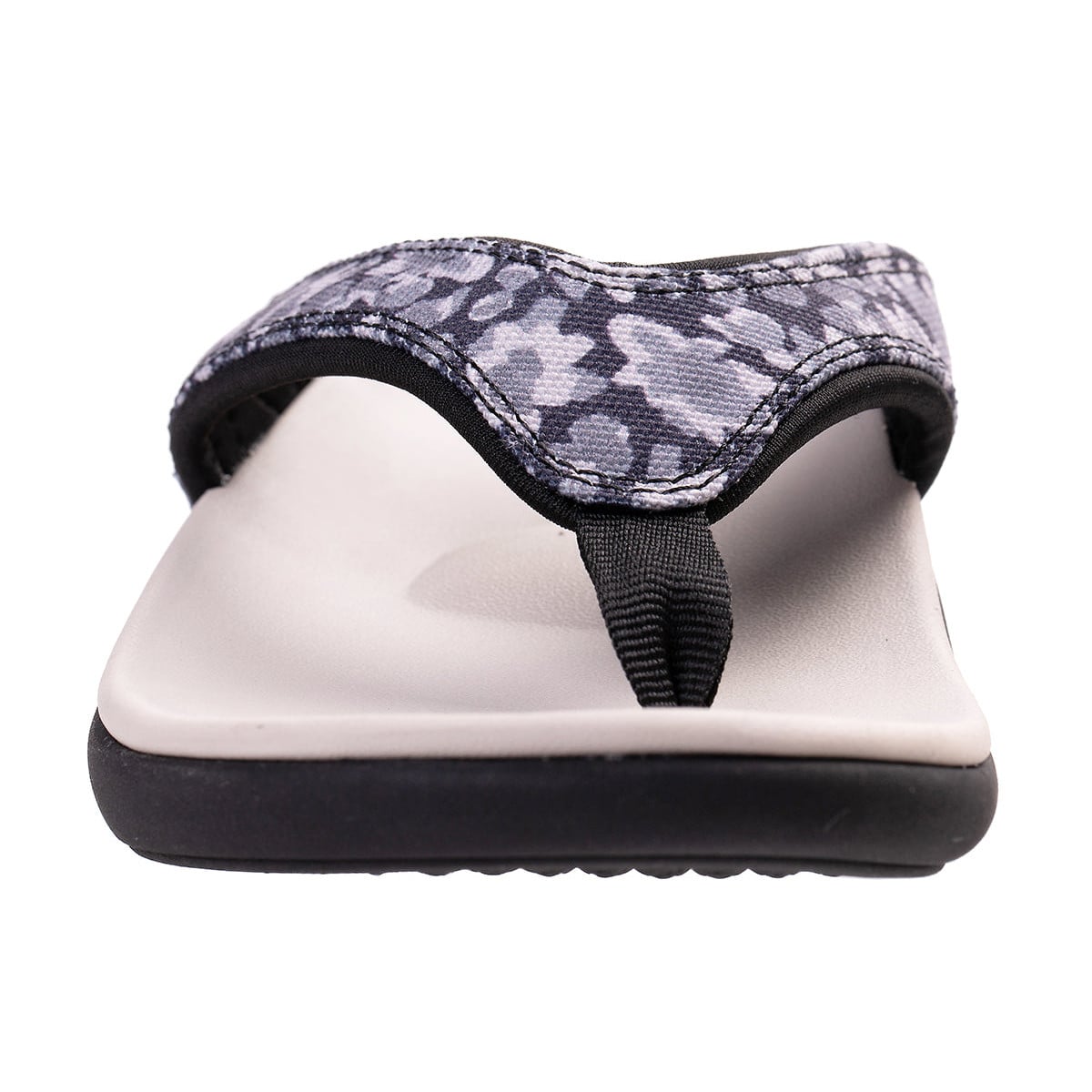 Revitalign Yumi Mod Floral Women's Toe-Post Sandal - Black