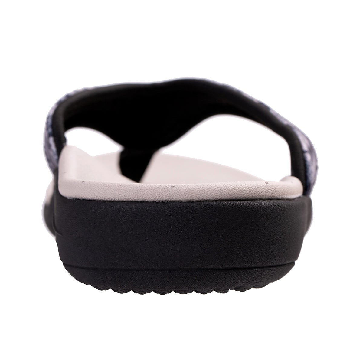 Revitalign Yumi Mod Floral Women's Toe-Post Sandal - Black