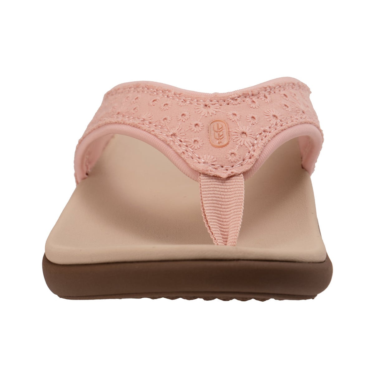 Revitalign Yumi Society Women's Eyelet Flip-Flop Sandal - Pink Lemonade