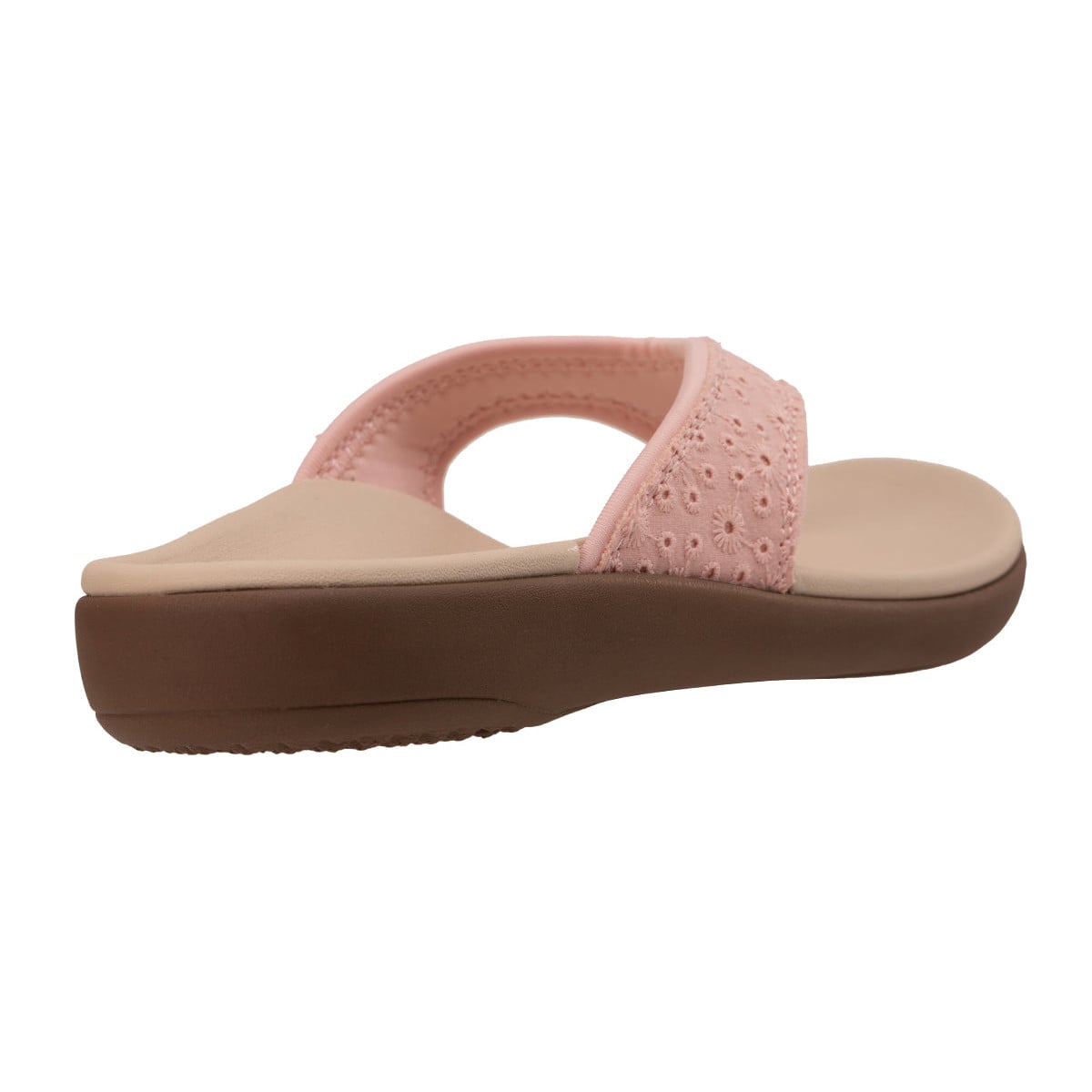 Revitalign Yumi Society Women's Eyelet Flip-Flop Sandal - Pink Lemonade