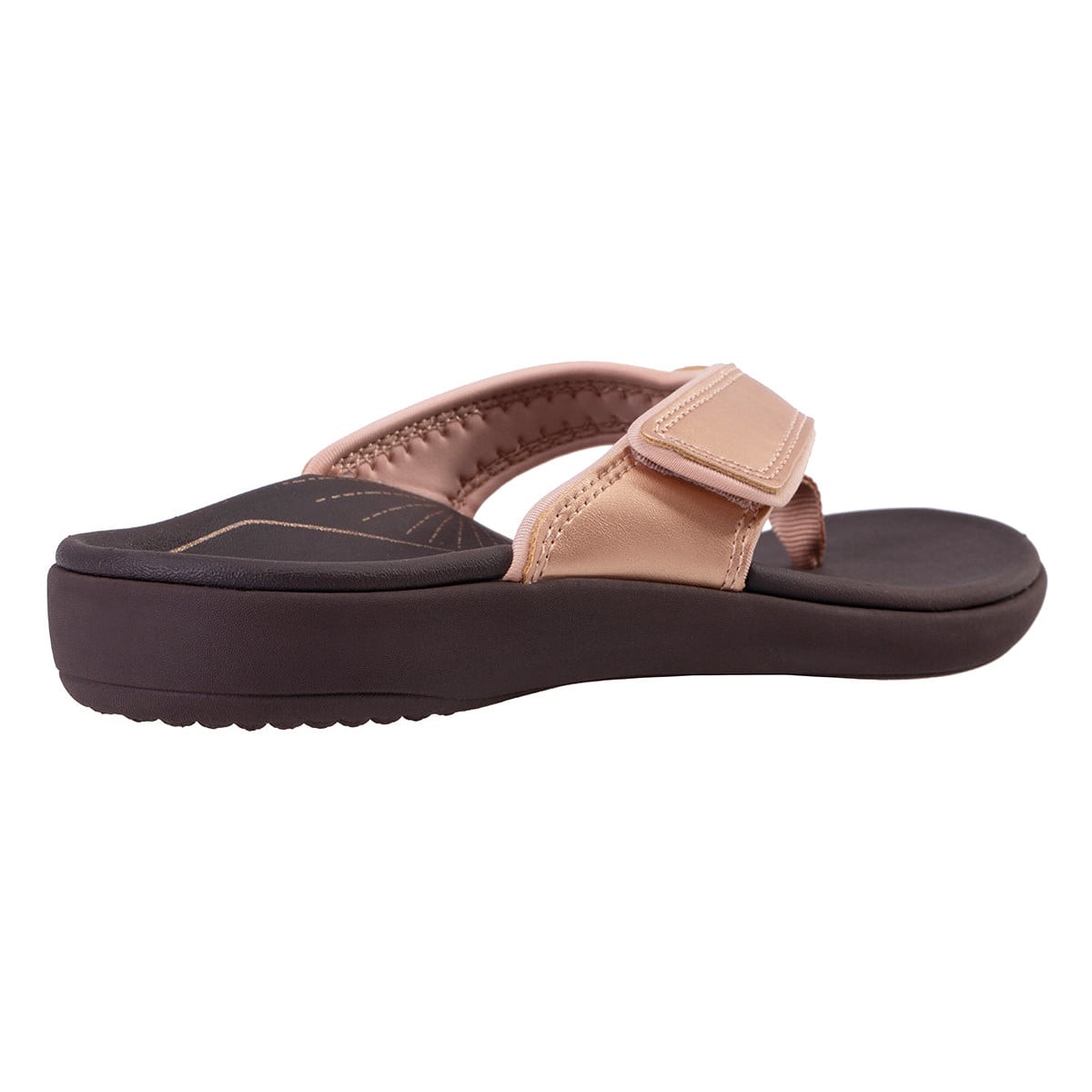 Revitalign Yumi Sunray Women's Adjustable Toe-Post Sandal - Bronze