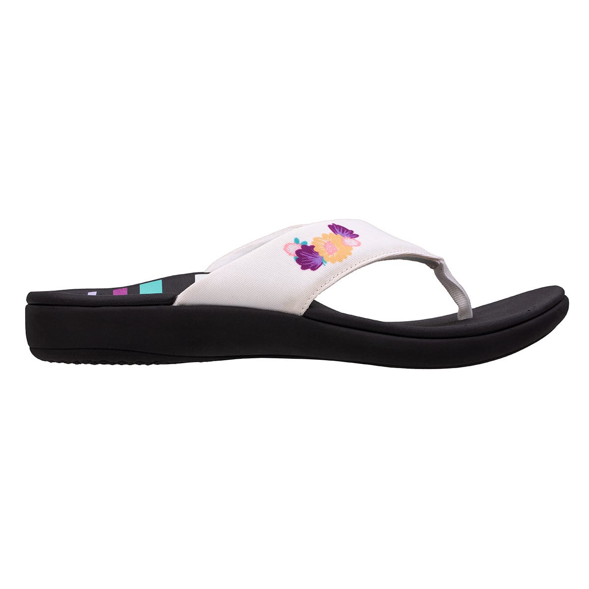 Revitalign Yumi Tropic Women's Toe-Post Sandal - White
