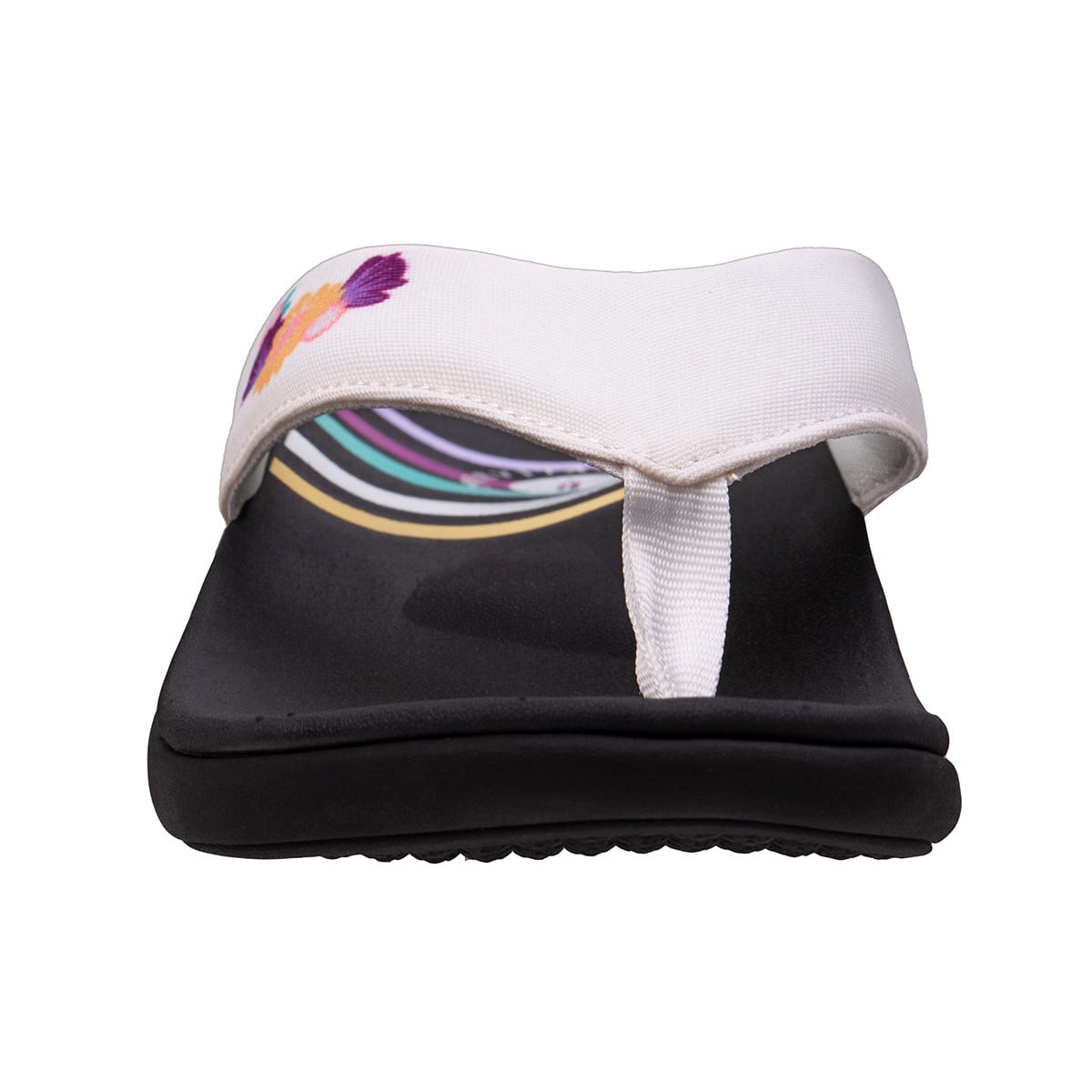 Revitalign Yumi Tropic Women's Toe-Post Sandal - White