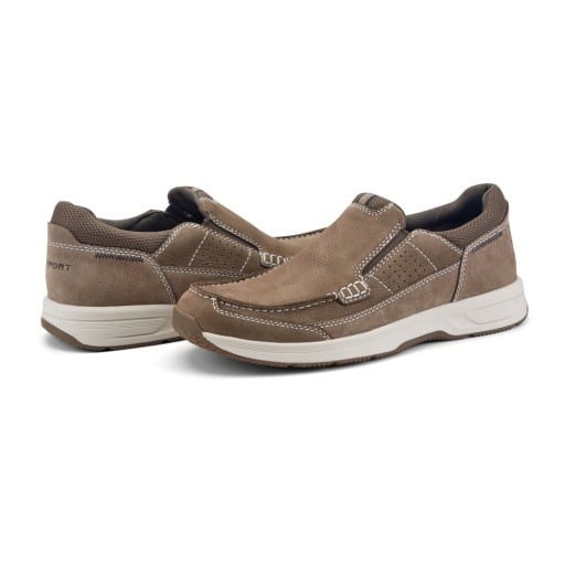Rockport Atwell Men's Slip-On Casual Shoes - Dark Taupe - View 6
