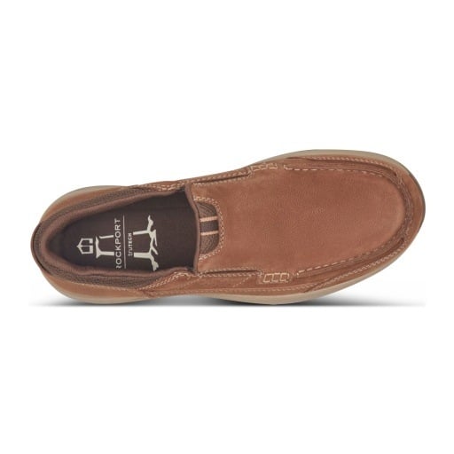 Rockport Atwell Men's Slip-On Casual Shoes - Medium Natural - View 5
