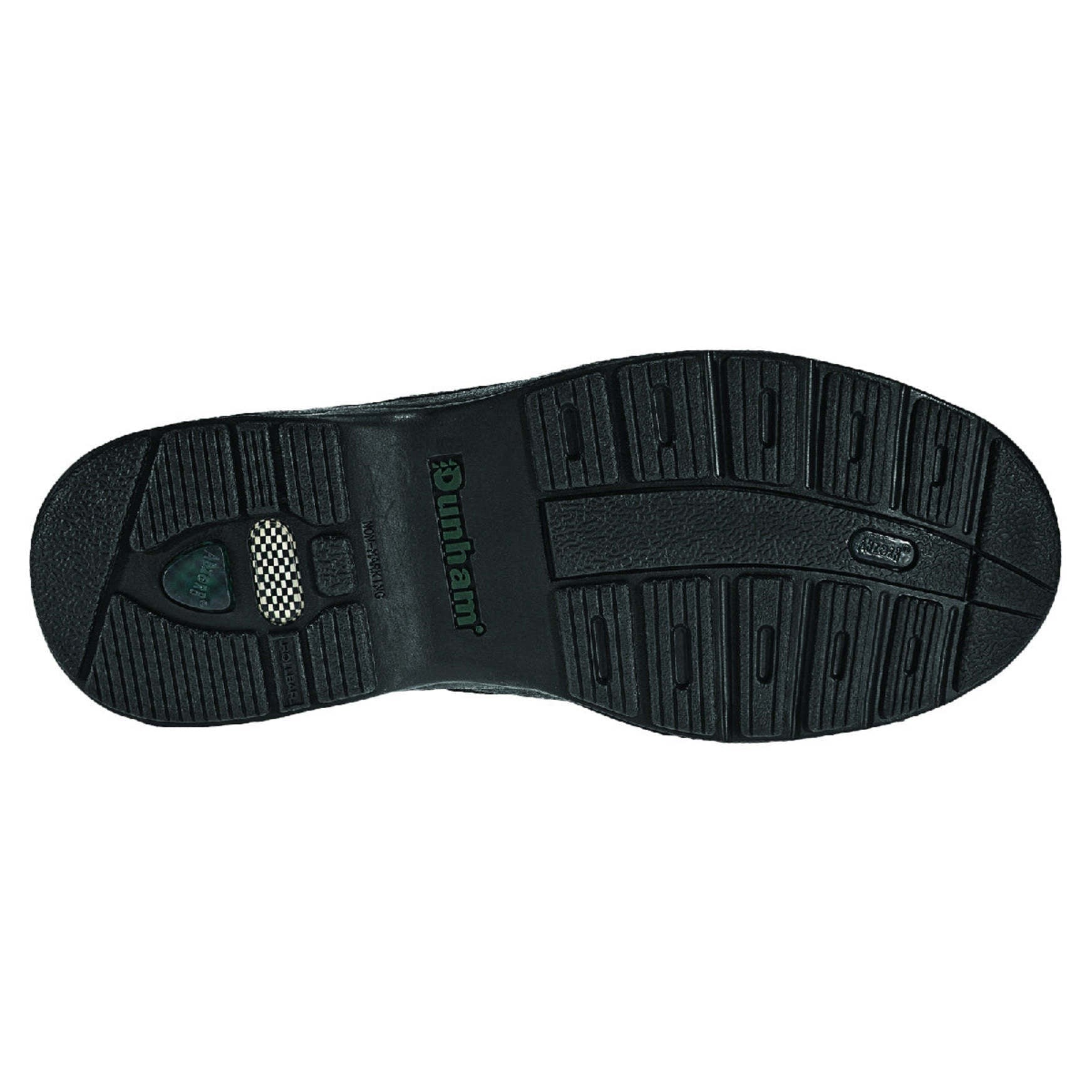Dunham Battery Park Slip-On Cushioned Men's Casual Shoe - Black Leather - 4
