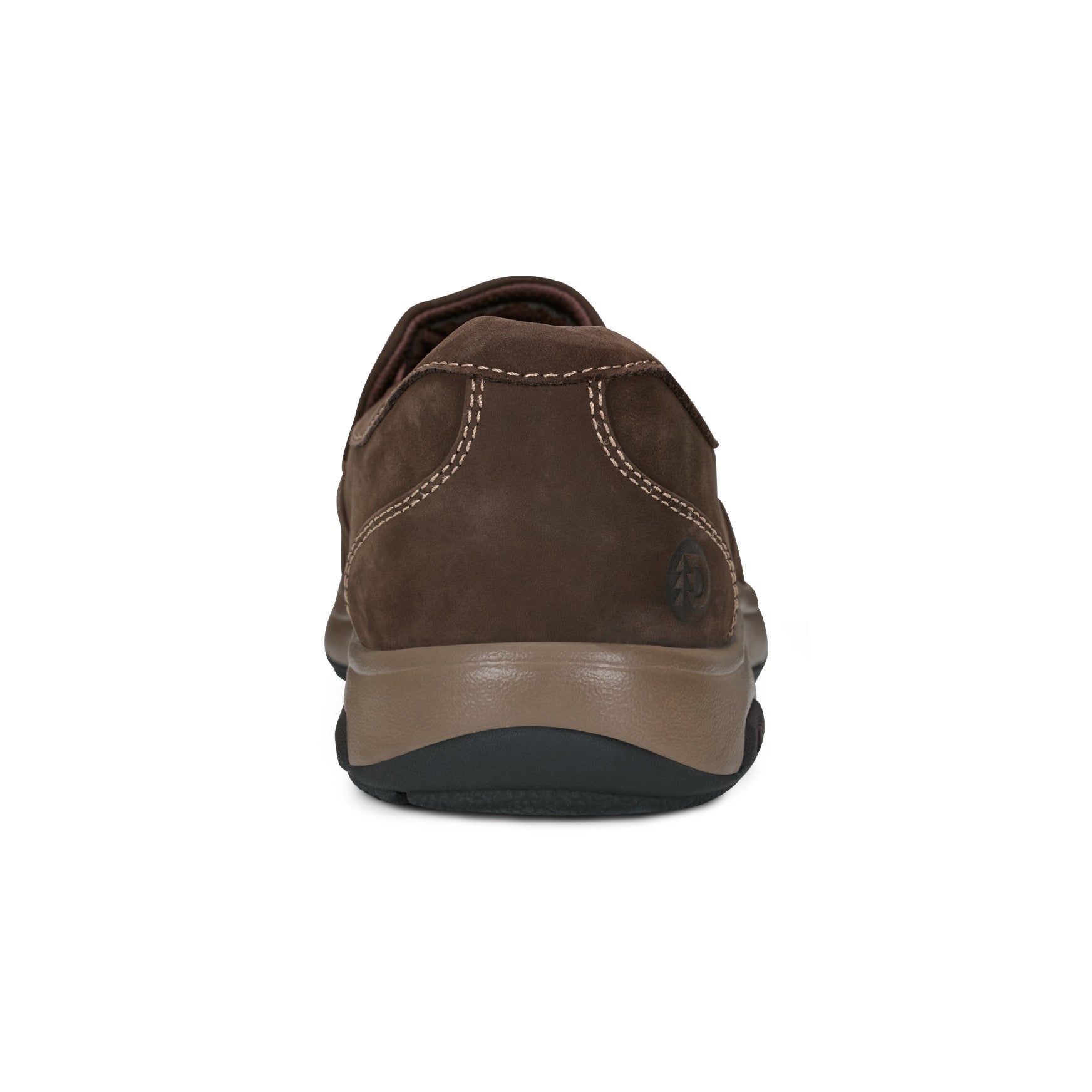 Dunham Battery Park Slip-On Cushioned Men's Casual Shoe - Brown Nubuck - 3