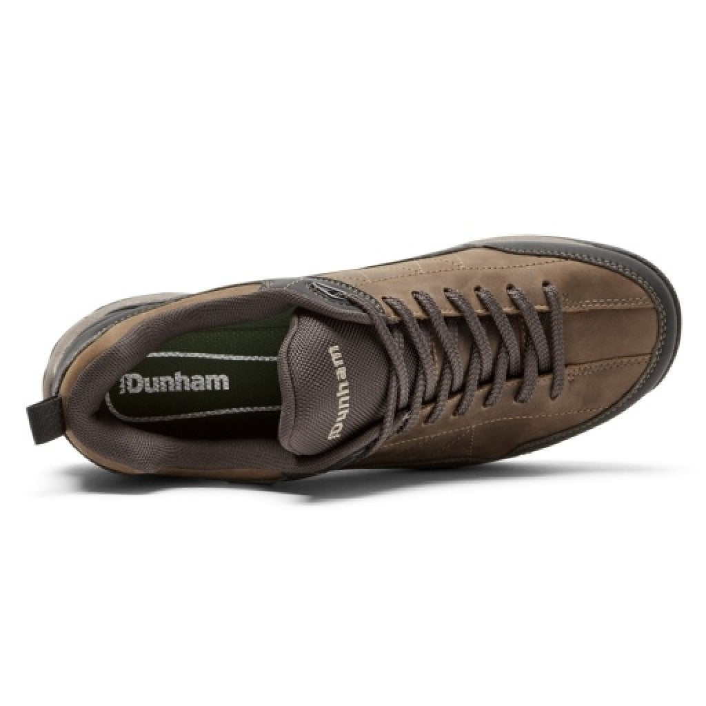 Dunham Cloud Plus Lace-Up Cushioned Waterproof Men's Trekker - Brown Lea/black - 5