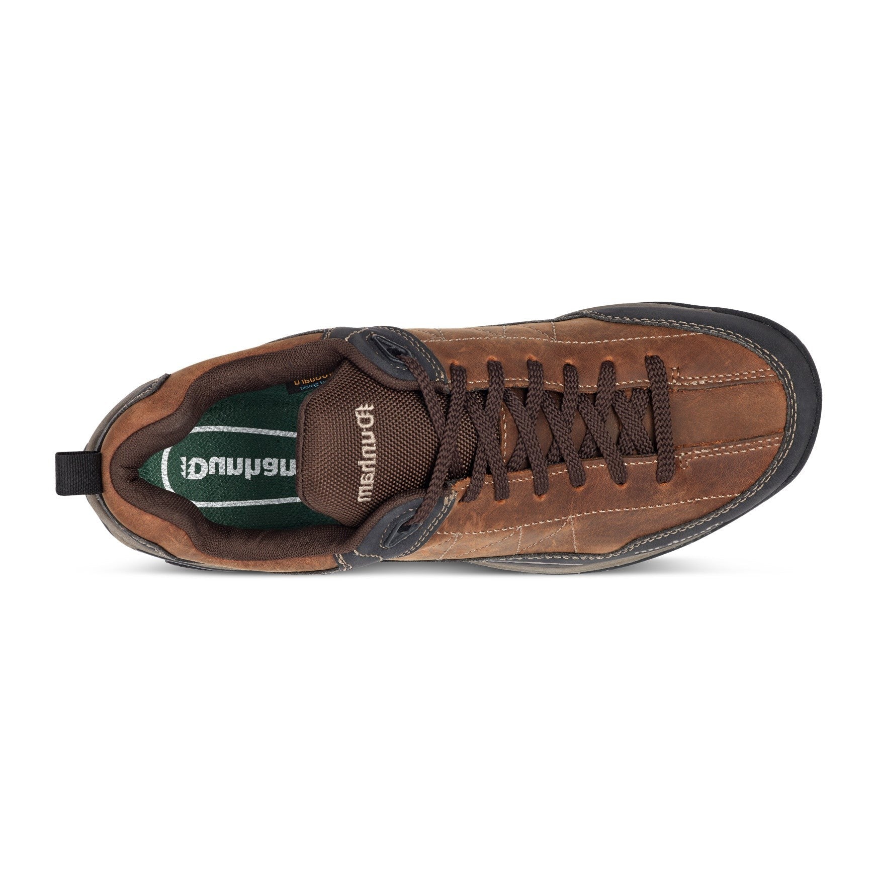 Dunham Cloud Plus Lace-Up Cushioned Waterproof Men's Trekker - Brown Leather - 4
