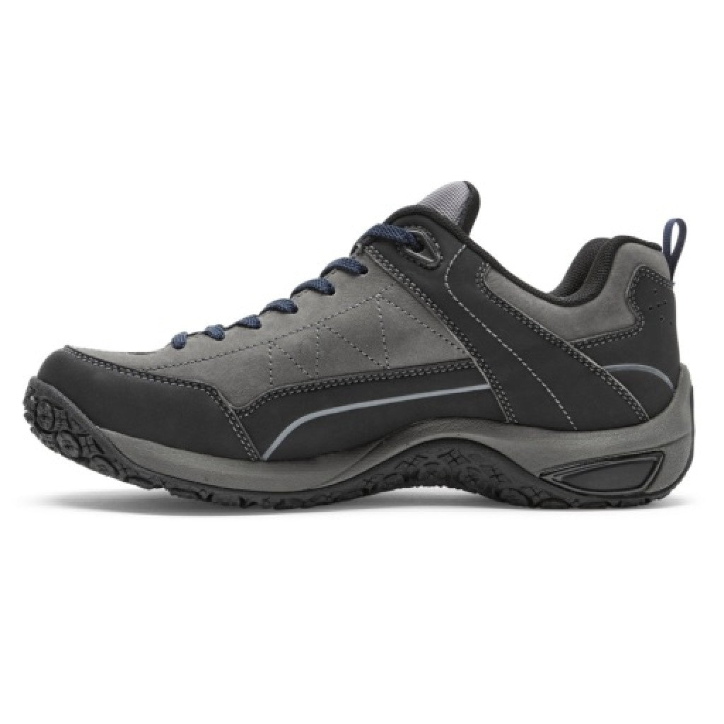 Dunham Cloud Plus Lace-Up Cushioned Waterproof Men's Trekker - Greynbk/black - 3