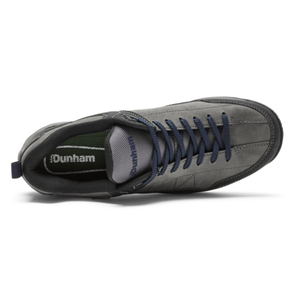 Dunham Cloud Plus Lace-Up Cushioned Waterproof Men's Trekker - Greynbk/black - 5
