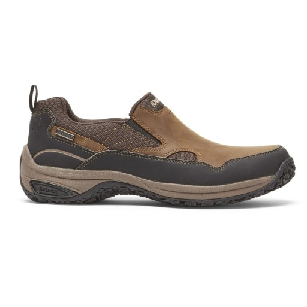 Dunham Cloud Plus Memory Foam Cushioned Support Men's Slip-On - Brown Lea - 2