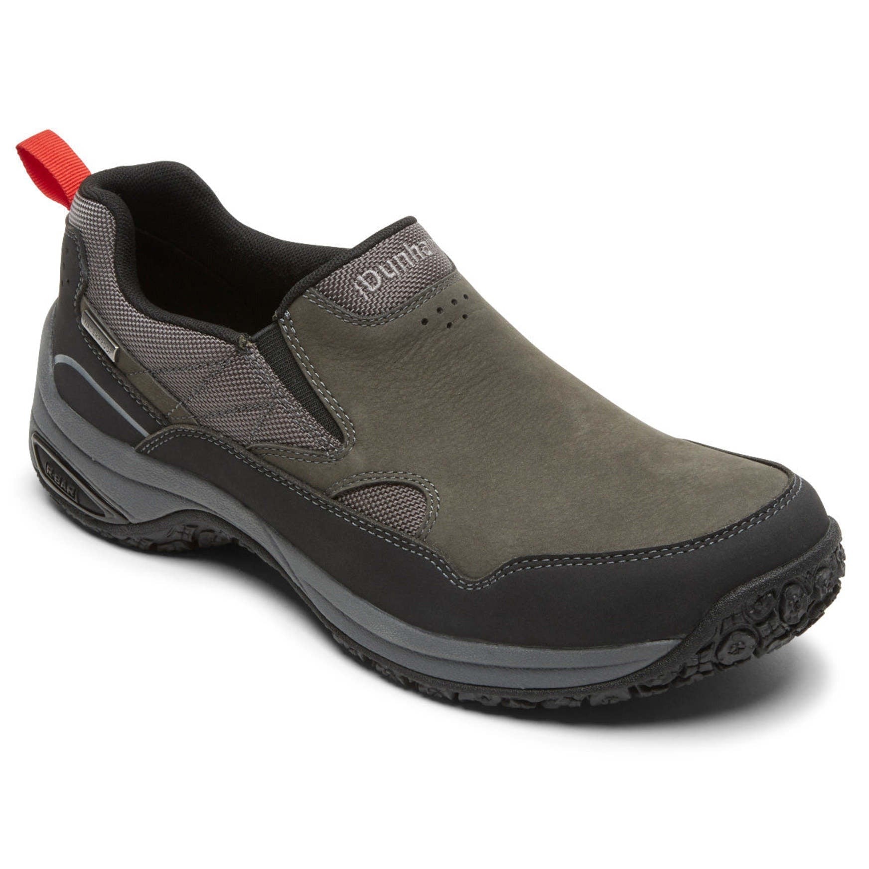 Dunham Cloud Plus Memory Foam Cushioned Support Men's Slip-On - Gray Nubuck - 2