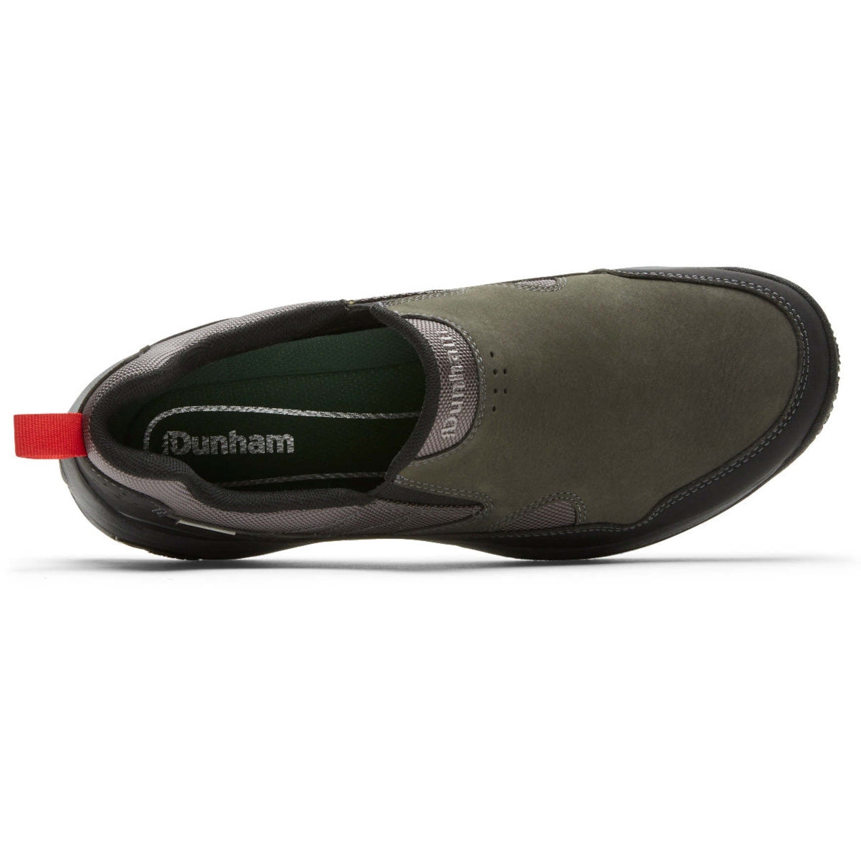 Dunham Cloud Plus Memory Foam Cushioned Support Men's Slip-On - Gray Nubuck - 3