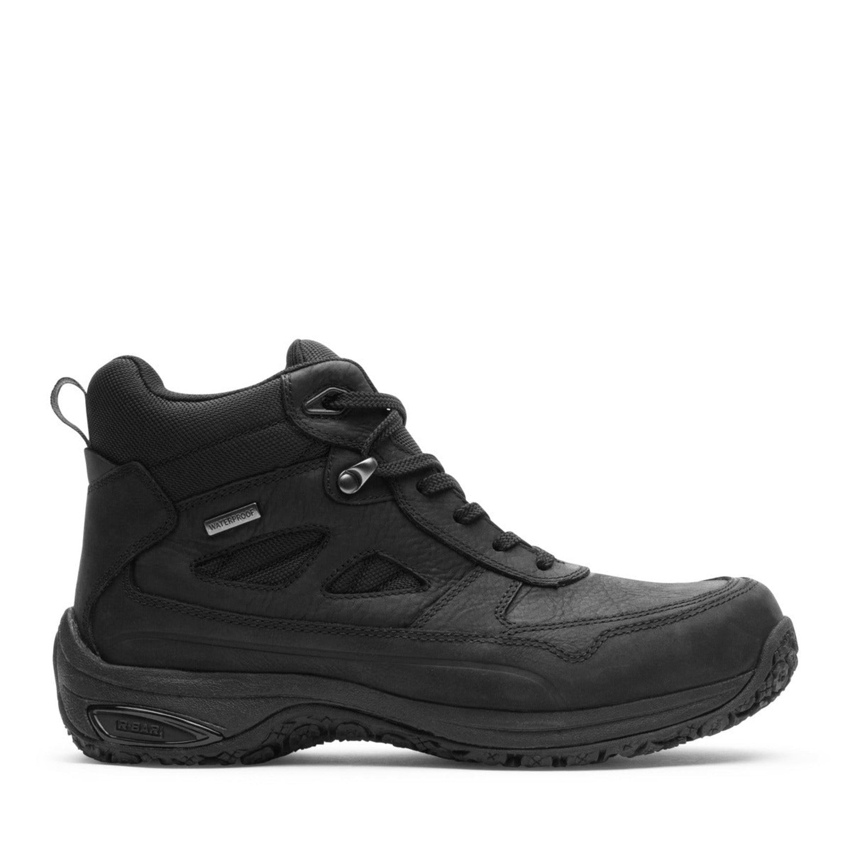 Dunham Cloud Plus Mid II Waterproof Cushioned Support Men's Boot - Black Leather - 1
