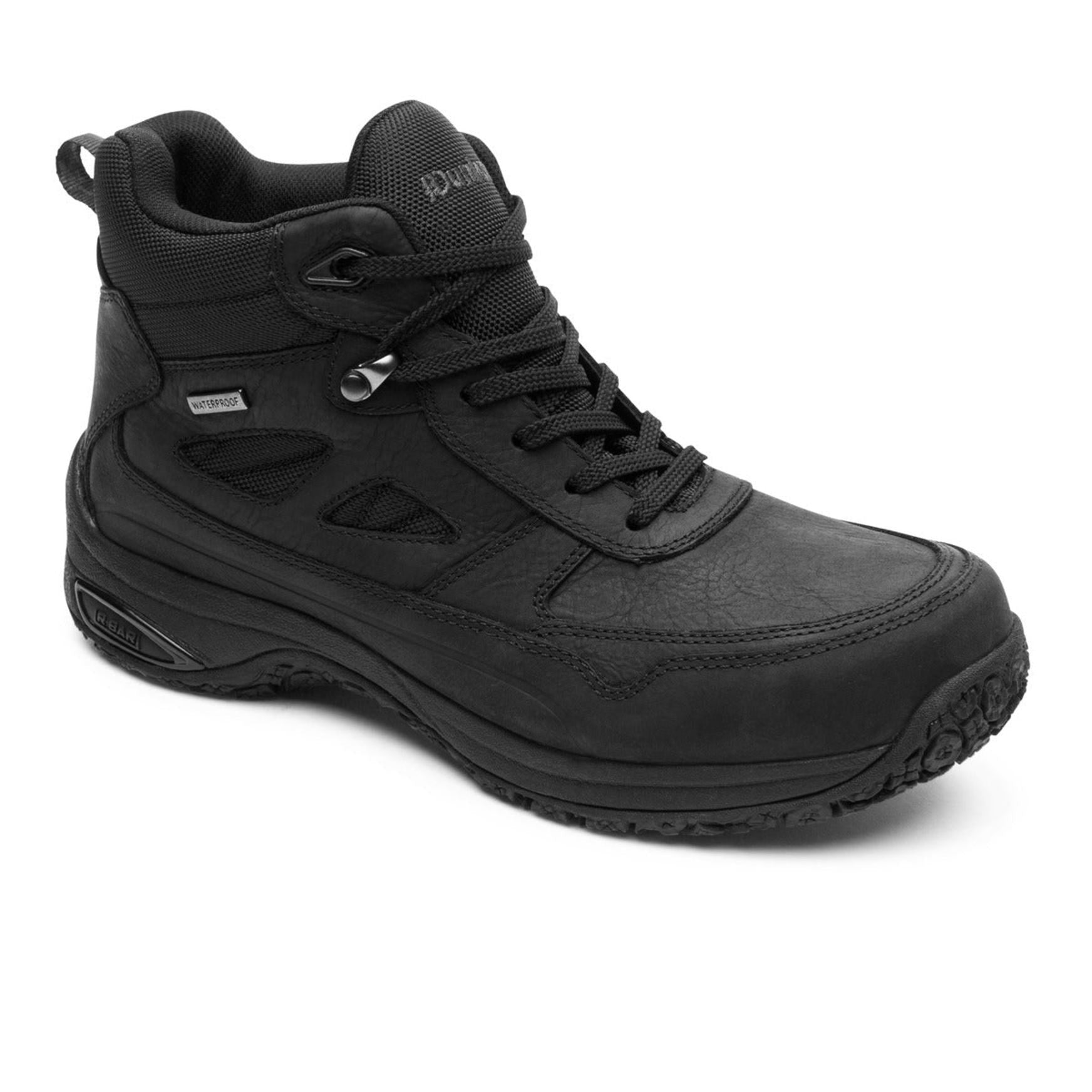 Dunham Cloud Plus Mid II Waterproof Cushioned Support Men's Boot - Black Leather - 2