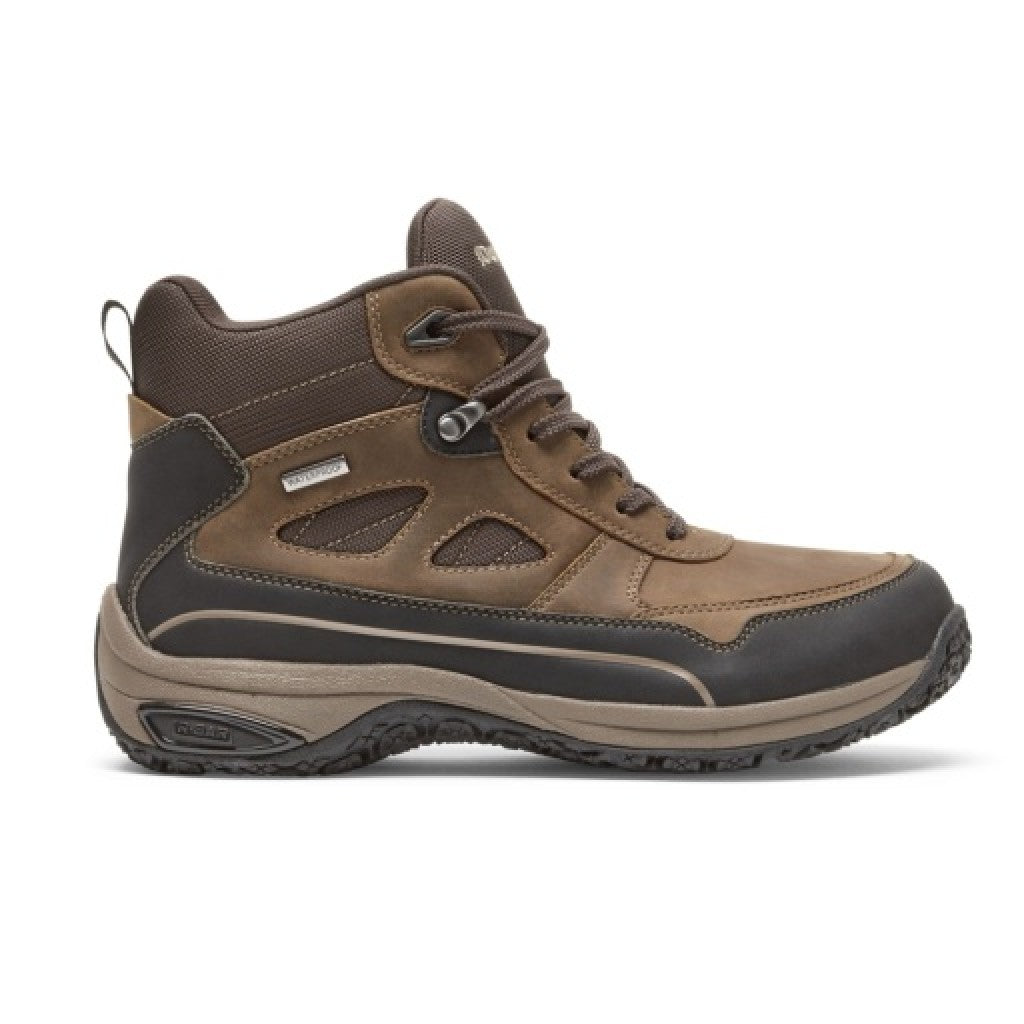 Dunham Cloud Plus Mid II Waterproof Cushioned Support Men's Boot - Brown Lea - 2