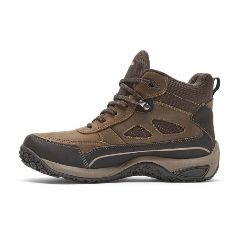 Dunham Cloud Plus Mid II Waterproof Cushioned Support Men's Boot - Brown Lea - 3