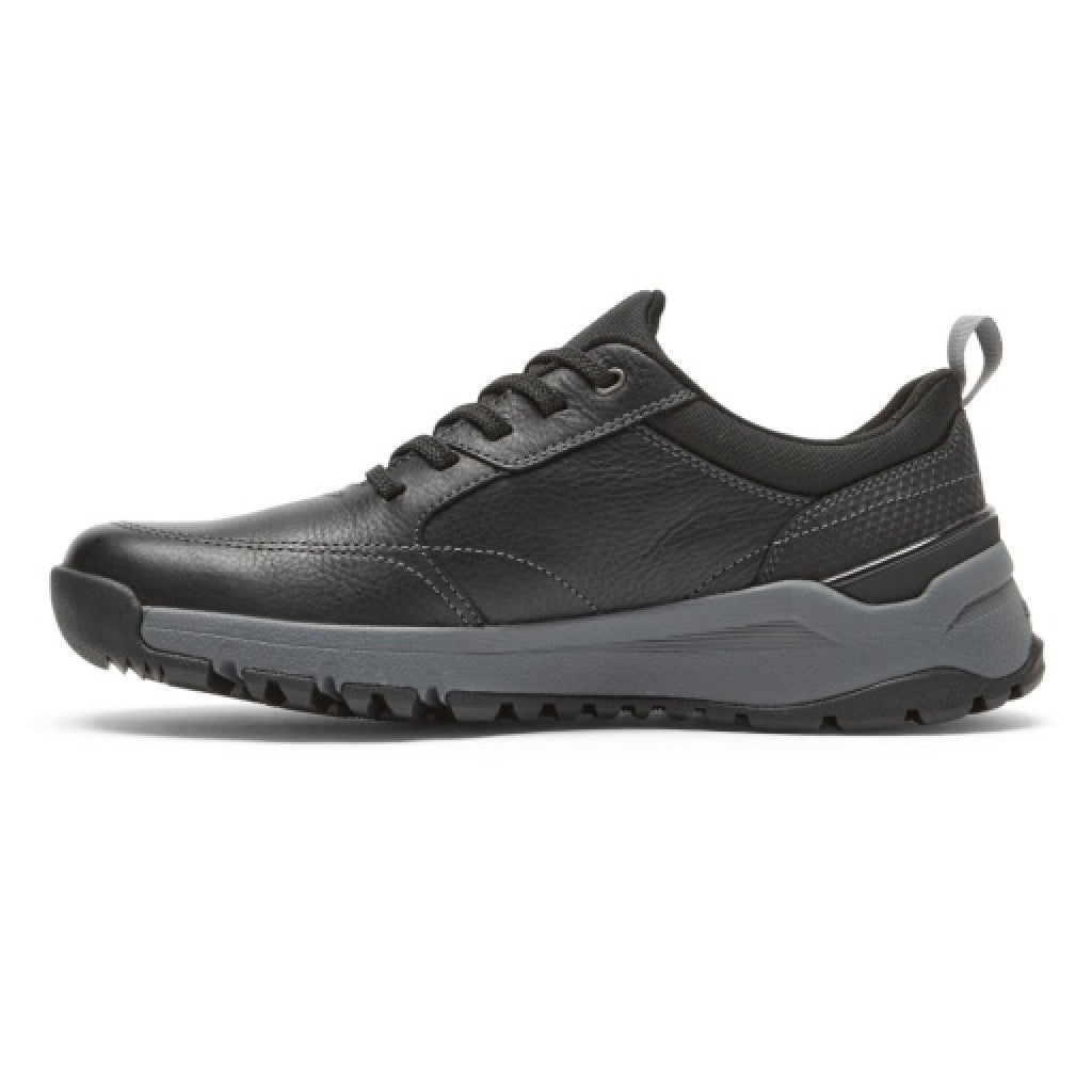 Dunham Glastonbury Waterproof uBal Cushioned Men's Walking Shoe - Black Lea/sde - 3
