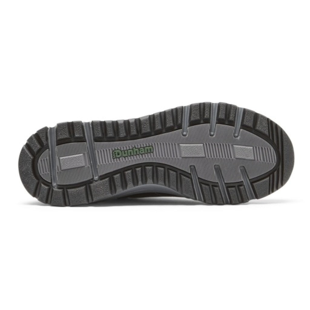 Dunham Glastonbury Waterproof uBal Cushioned Men's Walking Shoe - Black Lea/sde - 4