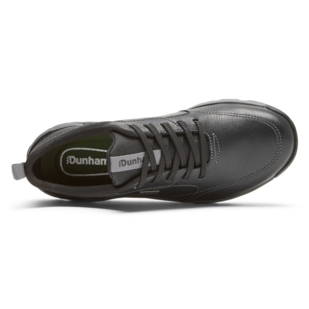 Dunham Glastonbury Waterproof uBal Cushioned Men's Walking Shoe - Black Lea/sde - 5