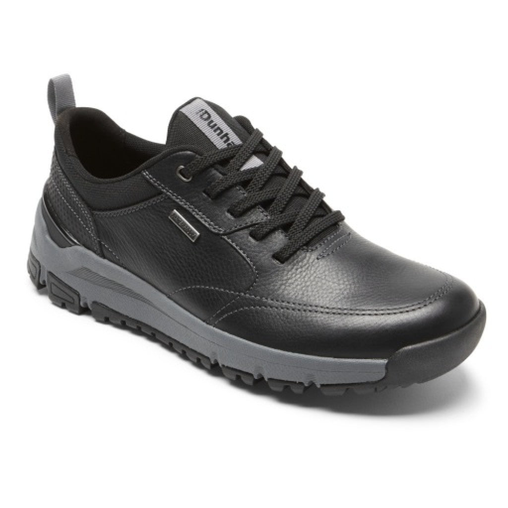 Dunham Glastonbury Waterproof uBal Cushioned Men's Walking Shoe - Black Lea/sde - 6