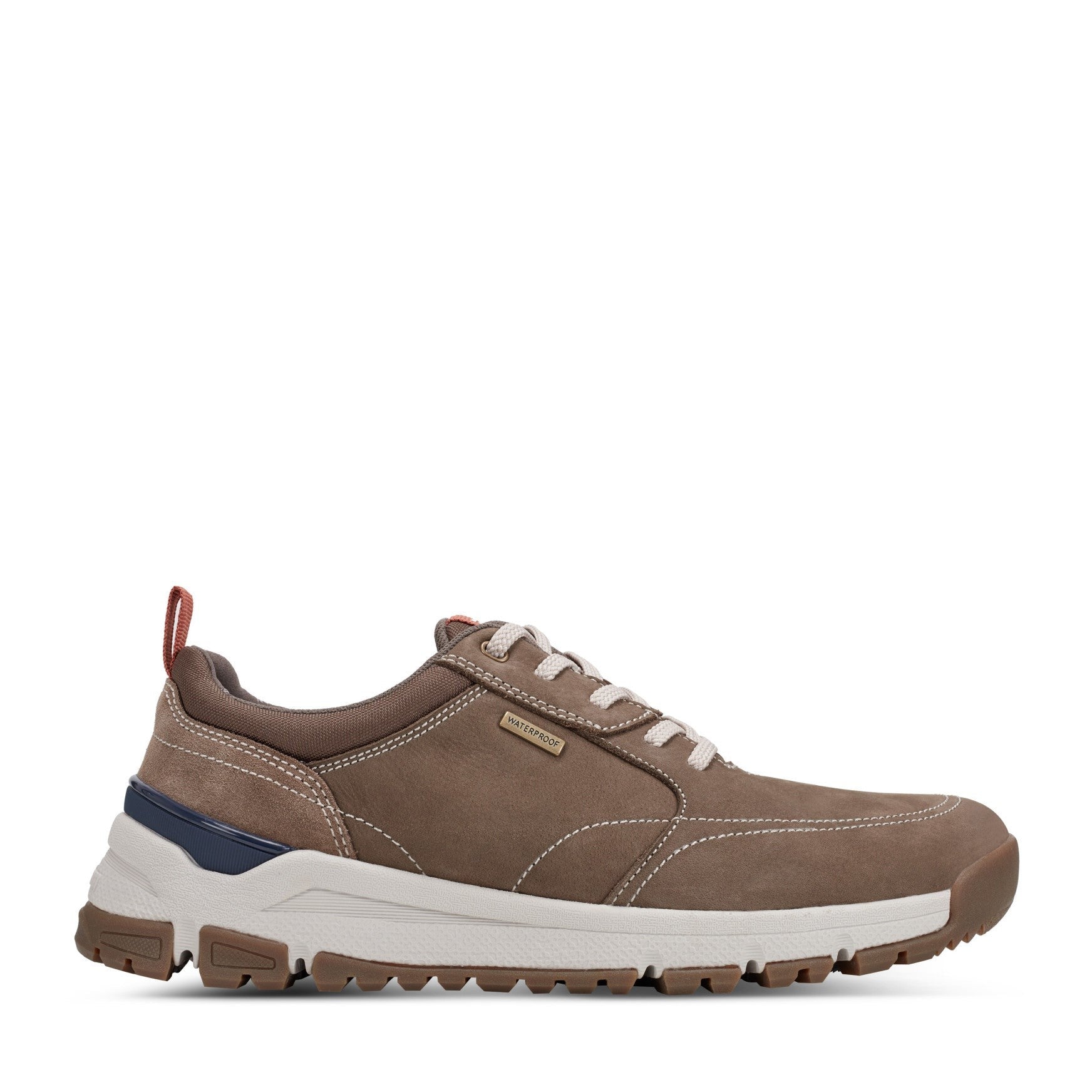 Dunham Glastonbury Waterproof uBal Cushioned Men's Walking Shoe - Breen Nubuck Suede - 1