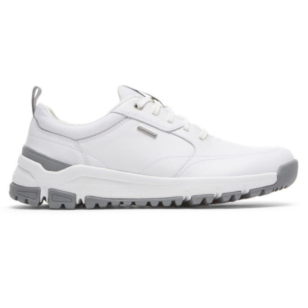 Dunham Glastonbury Waterproof uBal Cushioned Men's Walking Shoe - White Lea/sde - 2