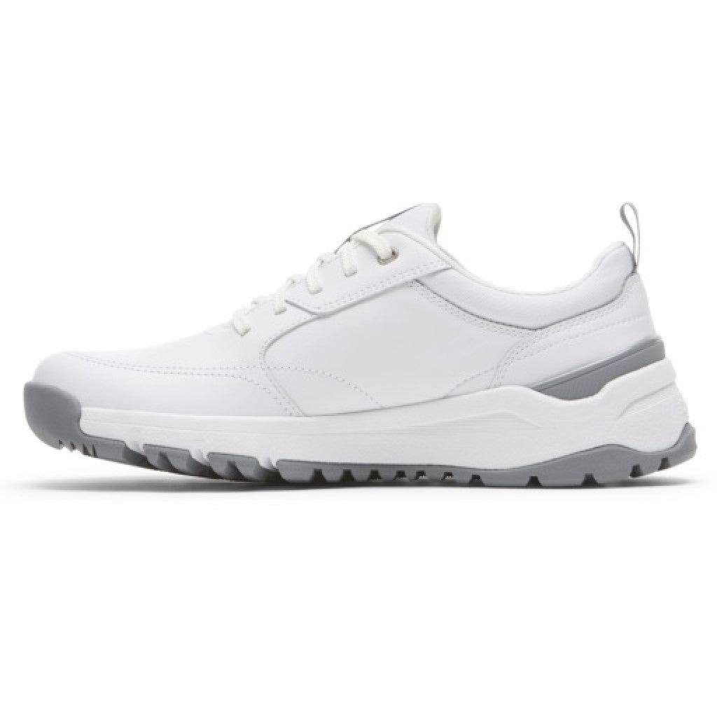 Dunham Glastonbury Waterproof uBal Cushioned Men's Walking Shoe - White Lea/sde - 3