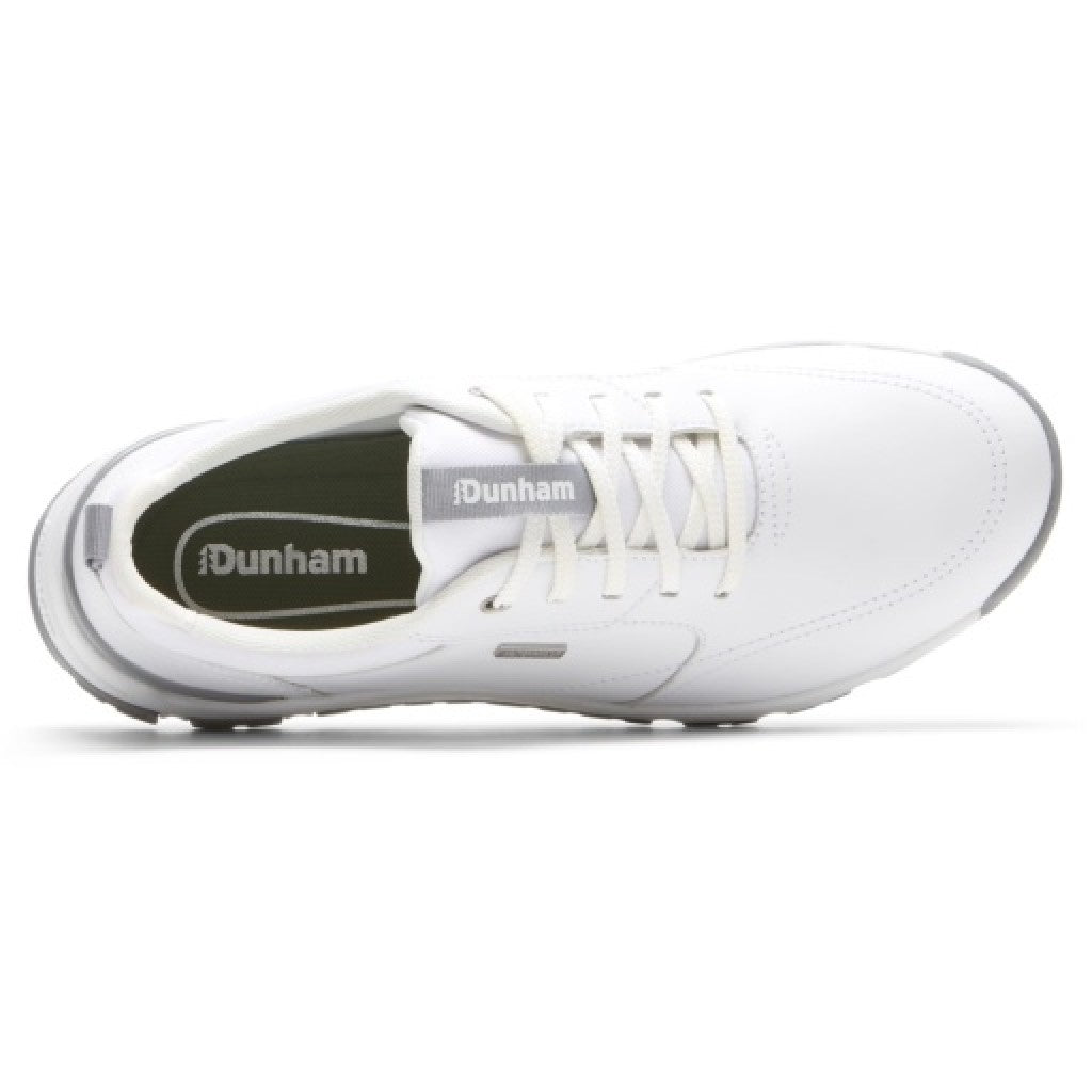 Dunham Glastonbury Waterproof uBal Cushioned Men's Walking Shoe - White Lea/sde - 5